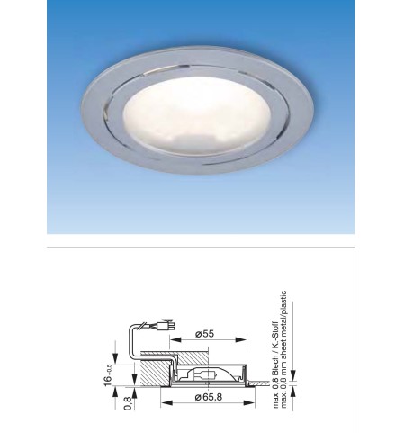 Spot G4 affleurant . 12 Led Flush